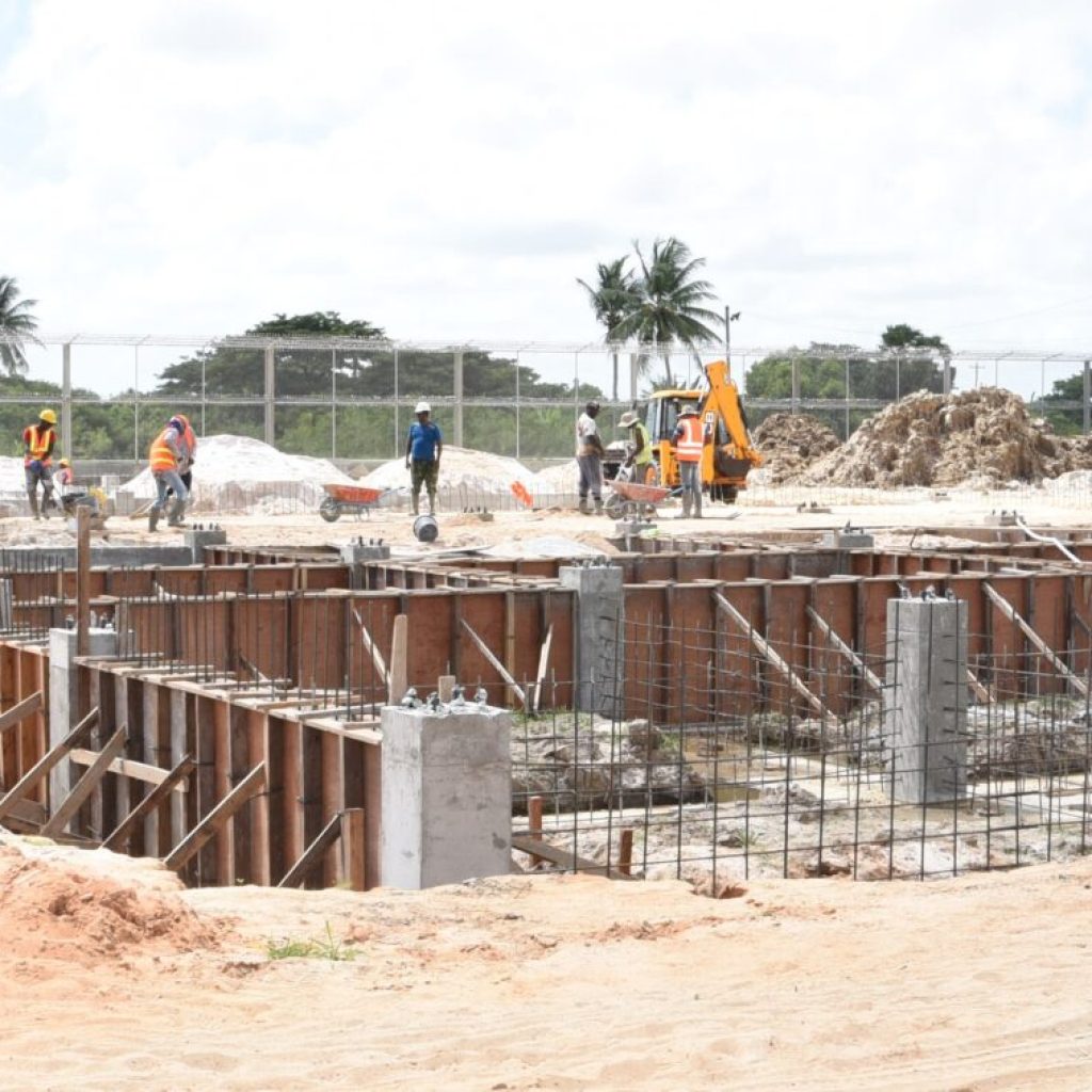 Lusignan Prison construction pic 1